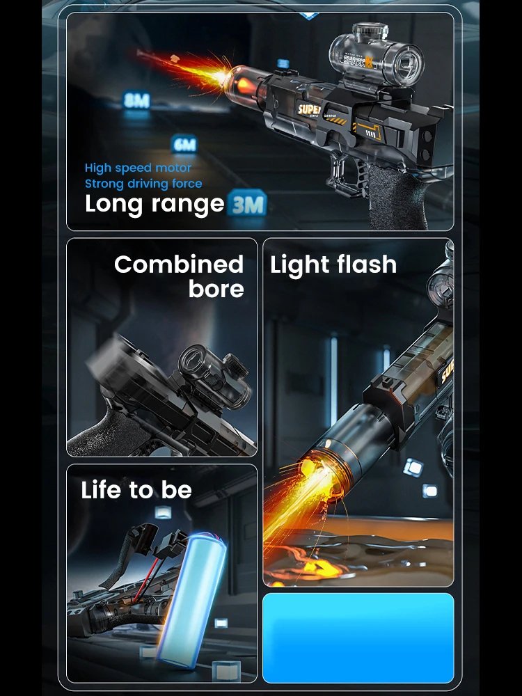 مسدس المياه بالدفع الكهربائي - الصورة 3